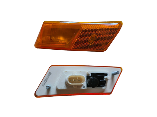 Left turn signal and side marker light